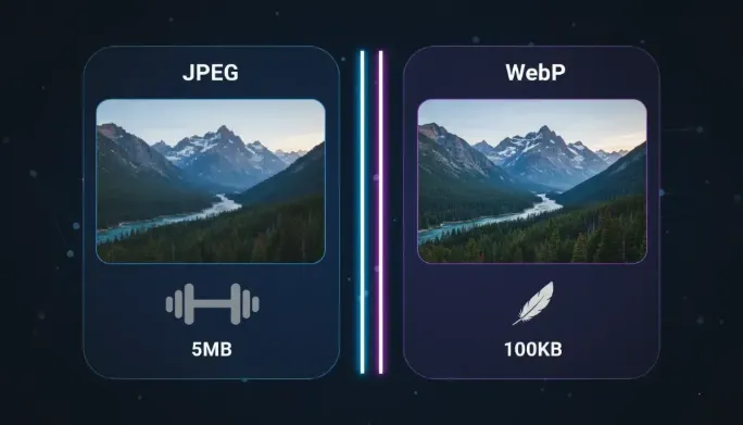 WebP vs JPEG Quality Comparison