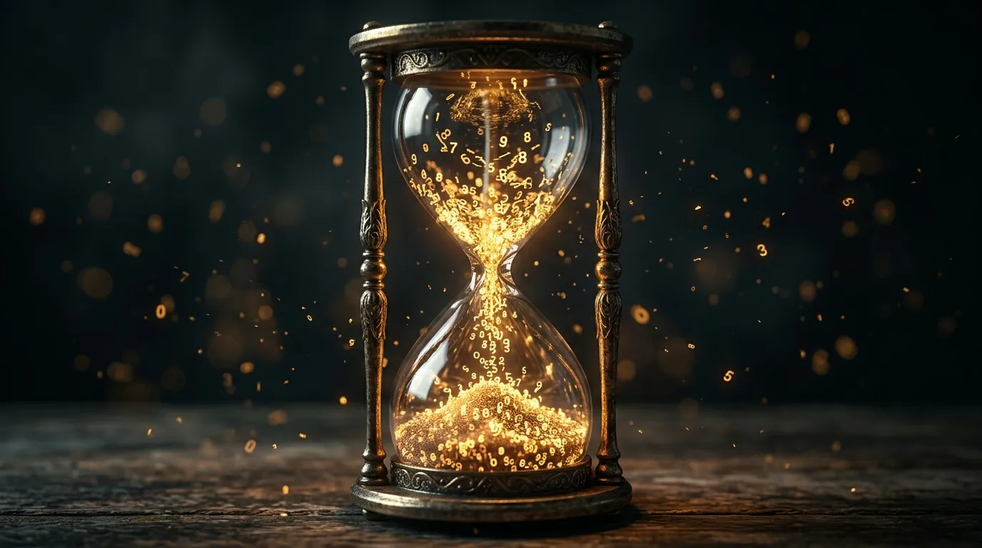 Clock face merging with Unix timestamp digits